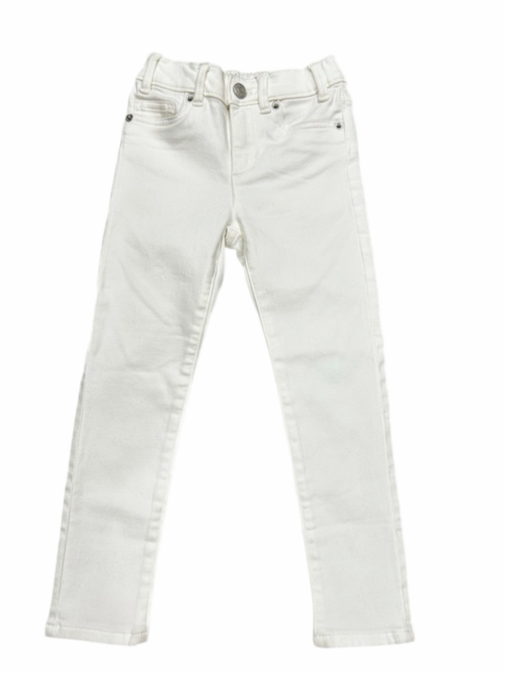 NWT Crewcuts girls white skinny jeans size 5